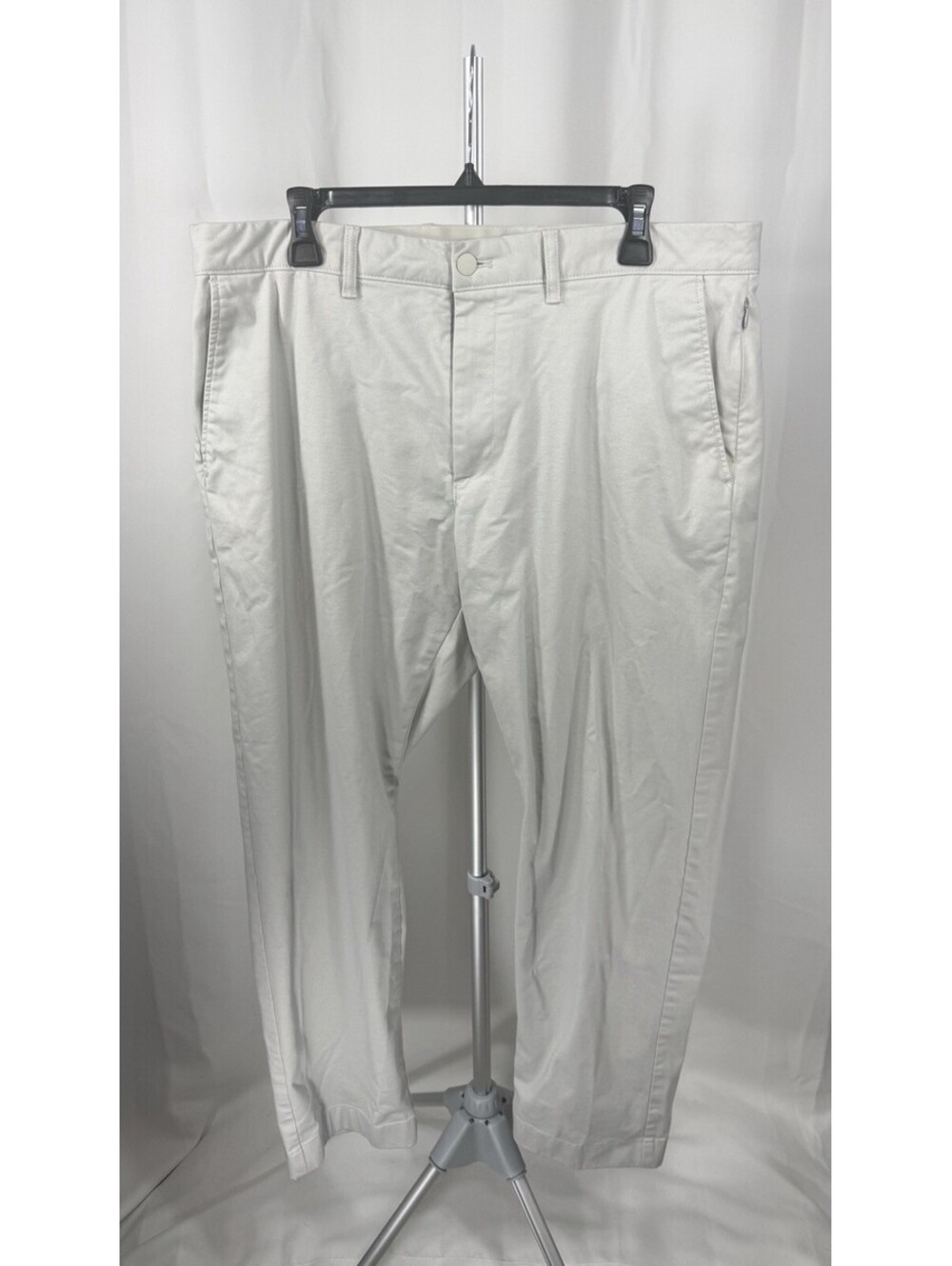 J Crew Flex Thompson Mens Pants W36 L30 Gray Flat Front Stretch Chino Trousers